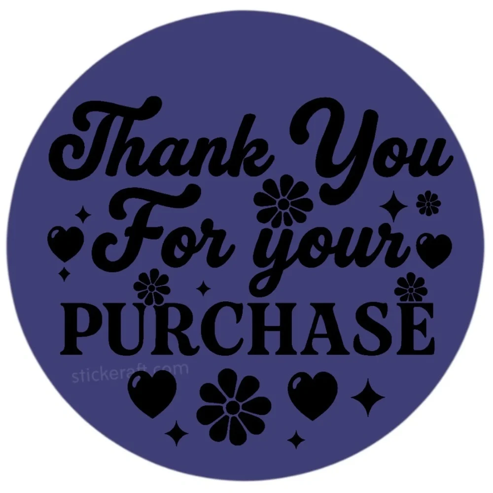 Thank You for Your Purchase Stickers – 2